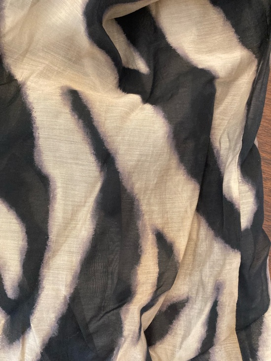 ZARA Animal Print Knotted Pareo Swim Cover Skirt - Picture 8 of 9